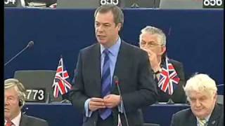 Farage exposes EU arrogance puts Sarkozy Pottering amp Schulz in place [upl. by Drake]