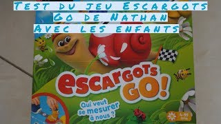 Test du jeu Escargots Go de Nathan [upl. by Rangel]