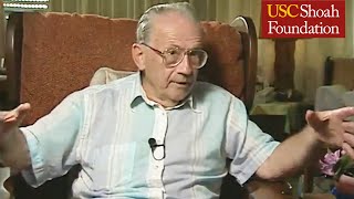 Jewish American SoldierTurnedPrisoner  Bernie Melnick on DDay  USC Shoah Foundation [upl. by Yordan]