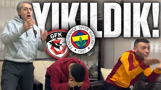 SON DAKİKADA YIKILDIK  Fanatik Galatasaraylılar Gaziantep FK 0  1 Fenerbahçe Maçını İzliyor [upl. by Elsbeth]