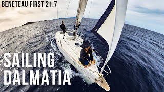 Barca a vela e arrampicata in Dalmazia  Beneteau First 217  Sailing Croatia [upl. by Yessac]