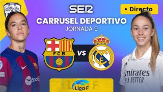 💜⚽️ FC BARCELONA vs REAL MADRID  EN DIRECTO LigaF 2324  Jornada 9 [upl. by Inglis780]