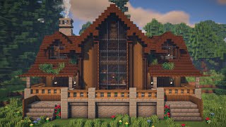 Minecraft Cozy Cabin  Full Tutorial [upl. by Shulamith]