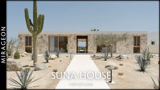 Contemporary Design Inspired by the Desert  Suna House [upl. by Eniamart]