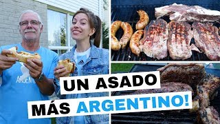 Asado Argentino en Canadá con Familia [upl. by Sukey]