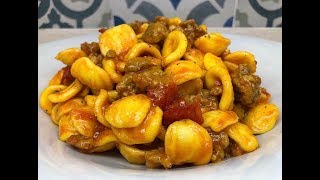 ORECCHIETTE CON SALSICCIA E POMODORINI  CUCINANDOMELAGODO [upl. by Ahsekam]