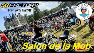 4500 Visiteurs  700 Mobylettes bienvenue au 1er Salon de la Mob by 50 Factory [upl. by Ylenats]