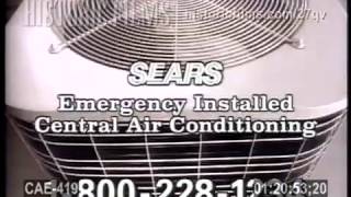 VINTAGE COMMERCIAL  SEARS AIR CONDITIONING [upl. by Sidwohl909]