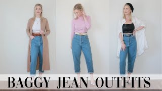 HOWTOSTYLE SLOUCHY JEANSPANTS 11 outfits [upl. by Gent367]