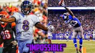 Nfl Craziest quotSuperhumanquot Moments [upl. by Ewnihc]