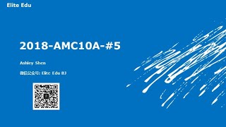 2018 AMC 10A Problem 5 [upl. by Suidualc165]