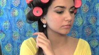 How To Get Big Curls In 15 Minutes Using  Conair Rollers [upl. by Aneelad]