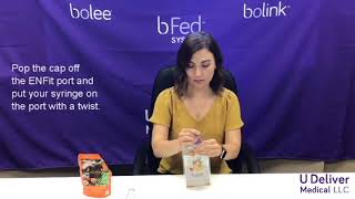 Fill a 60mL ENFit Bolus Syringe with Real Food Blends [upl. by Tucker]