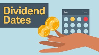 Dividend Dates Explained [upl. by Kerge]