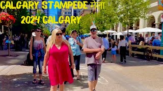 calgary stampede 2024 1frist day downtown canada  stampede parade canada lifestyle vlogs jay rawat [upl. by Anan834]