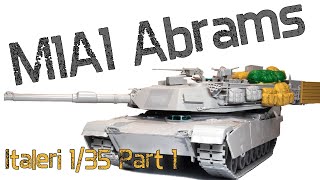 M1A1 Abrams  Part 1 Building  Italeri 135 Tank Model Build [upl. by Papert]