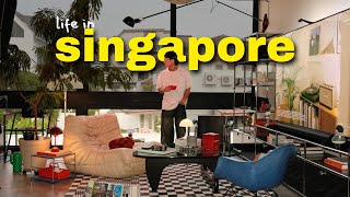 Singapore Diary  macbook unboxing day in life chill [upl. by Enibas]