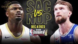 New Orleans Pelicans vs Sacramento Kings Full Game Highlights  December 4 2023  FreeDawkins [upl. by Schreck]