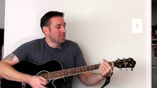 Tutorial for Back 2 Good by Matchbox 20 words with chords easy [upl. by Pazice846]