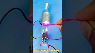 Shock Circuit Protection • Really School Science Project shorts really diy motor [upl. by Corabella]