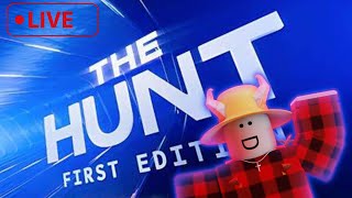 Trying to complete ROBLOX THE HUNT LIVE DAY 1 [upl. by Nastassia]