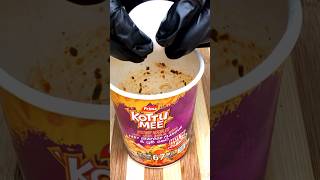 We Tried Koththu Me Cup Noodles 🍜  easy food shorts noodles asmr [upl. by Sarine]