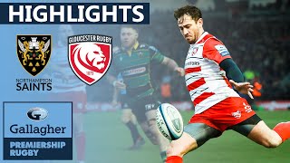 Northampton v Gloucester HIGHLIGHTS  SevenTry Thriller  Gallagher Premiership [upl. by Atalanta763]