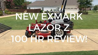 New Exmark Lazor Z Xseries Wadapt feature 100 hr review [upl. by Areema]