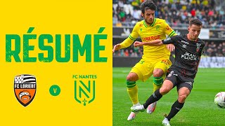 FC Lorient  FC Nantes  le résumé de la rencontre [upl. by Marler]