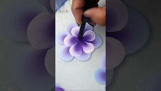 🔴‼️ BEGINNER Friendly painting tutorial how to paint flowers shorts 💐 [upl. by Ehrsam]