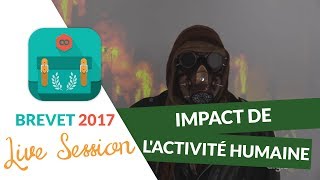 Brevet 2017  Révisions de SVT en live  Impact de lactivité humaine  digiSchool [upl. by Downs]