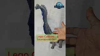 LEGO CUSTOM SAUROPOSEIDON JURASSIC WORLD DINOSAUR завропосейдон ซอโรโพไซดอน 사우로포세이돈 サウロポセイドン [upl. by Jahdol507]