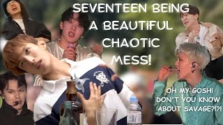 SEVENTEEN are a beautiful chaotic MESS funny moments [upl. by Iztim538]