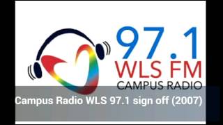 Campus Radio 971 WLSFM Manila Station SignOff January 222007 [upl. by Yakcm]