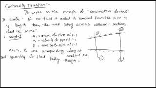 continuity equation derivation [upl. by Panther828]