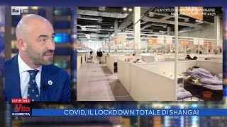 Covid il lockdown totale di Shanghai  La vita in diretta 13042022 [upl. by Gniy]