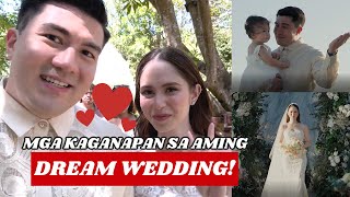 MGA KAGANAPAN SA AMING DREAM WEDDING  Luis Manzano [upl. by Rorie]