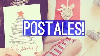 POSTALES NAVIDEÑAS ORIGINALES HECHAS POR TI [upl. by Intisar73]