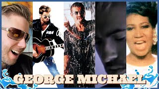 GEORGE MICHAEL MUSIC VIDEO MEDLEY FIRST VIEWING  REACTION [upl. by Ateekram]