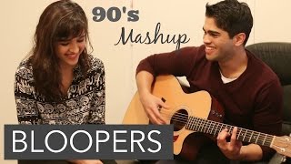 90s Bollywood MASHUP BLOOPERS  Shirley Setia ft Arjun Bhat [upl. by Cayla]