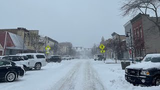 LIVE Whiteout Conditions In Michigan [upl. by Yendys]