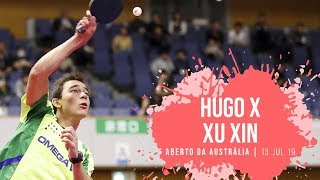 Aberto da Austrália 2019  Hugo Calderano x Xu Xin  Tênis de Mesa [upl. by Ayekim446]