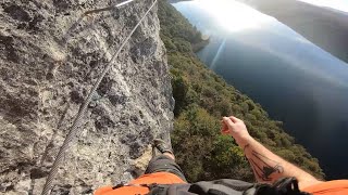 Extreme via ferrata without security ⛰️ Insane mountain adventure in POV with GoPro 👀 IMMERSION 🇫🇷 [upl. by Fred]