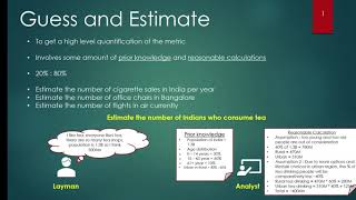 Easiest way to solve the guesstimation problems [upl. by Htessil]