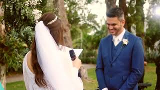 Filmagem com drone em casamento no condomínio Recanto das Flores em Indaiatuba [upl. by Lottie]