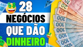 28 Ideias de NEGÓCIOS LUCRATIVOS que Você Precisa Conhecer [upl. by Sharos]