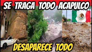 TERROR se Sale el Mar Acapulco bajo el agua Fuertes inundaciones como Tsunami en Acapulco Guerrero [upl. by Bessie313]