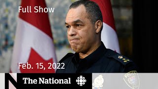 CBC News The National  Ottawa police chief out Military investigation COVID travel rules [upl. by Birkett950]