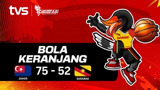 Bola Keranjang 5 x 5 W Johor VS Sarawak  SUKMA Sarawak 2024 [upl. by Ruhtua]