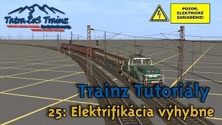 Tatra ŽoS Trainz  Tutoriály 25 Elektrifikácia výhybne SVKFullHD [upl. by Nageek255]